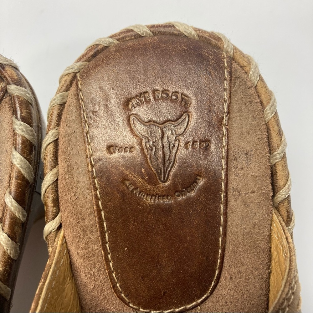 Vintage‎ Frye Charlotte ring leather mules clogs size 7 - Picture 7 of 16